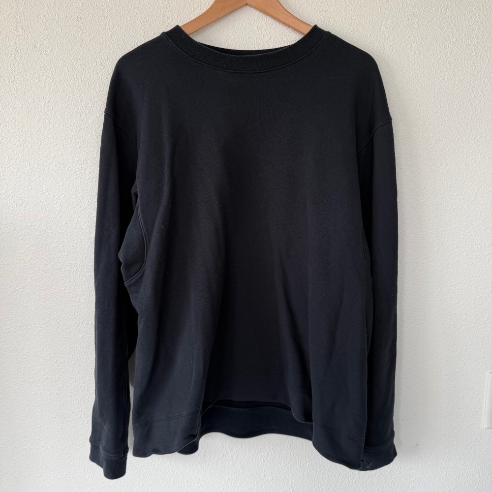 lululemon XL Sweatshirt Mens Classic Navy Steady State Crewneck